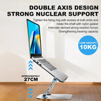 Thumbnail for Foldable Aluminium Laptop Stand - Portable & Durable - InspiredGrabs.com