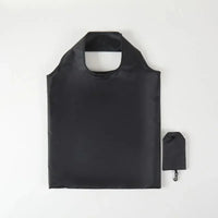 Thumbnail for Foldable Reusable Shopping Tote – Black - InspiredGrabs.com