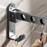Thumbnail for Wall-mounted clothes rack product closeup