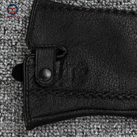 Thumbnail for Genuine Leather Rabbit Fur Winter Gloves for Women – Warm & Elegant - InspiredGrabs.com