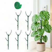 Thumbnail for Green Stackable Plant Supports, 5 Stakes with Plant Tie - InspiredGrabs.com