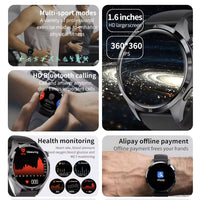 Thumbnail for GT4 Pro Smartwatch: GPS, NFC & IP68 Waterproof - InspiredGrabs.com
