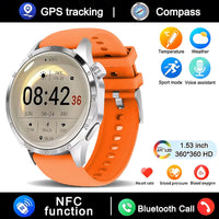 Thumbnail for GT4 Pro Smartwatch: GPS, NFC & IP68 Waterproof - InspiredGrabs.com