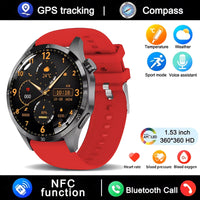 Thumbnail for GT4 Pro Smartwatch: GPS, NFC & IP68 Waterproof - InspiredGrabs.com