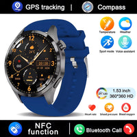 Thumbnail for GT4 Pro Smartwatch: GPS, NFC & IP68 Waterproof - InspiredGrabs.com