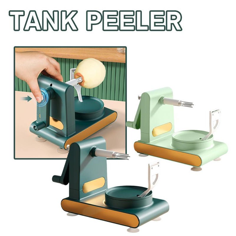 Hand-Cranked Multifunctional Peeler Machine - InspiredGrabs.com