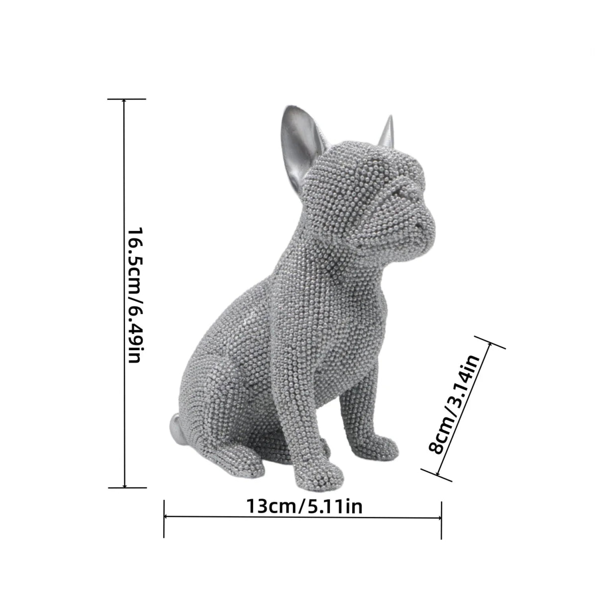 Handmade Chihuahua Statue Resin Craft Decor Gift - InspiredGrabs.com