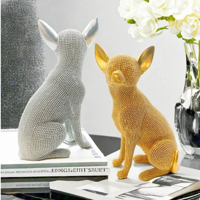 Handmade Chihuahua Statue Resin Craft Decor Gift - InspiredGrabs.com