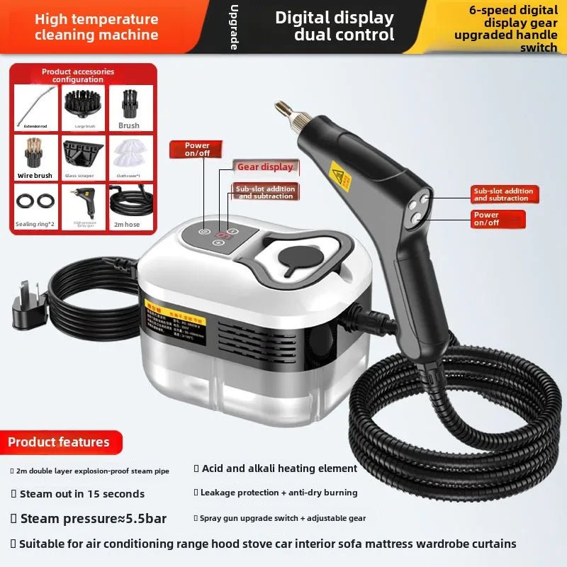 HC 3800 Pro High - Pressure Steam Cleaner - InspiredGrabs.com