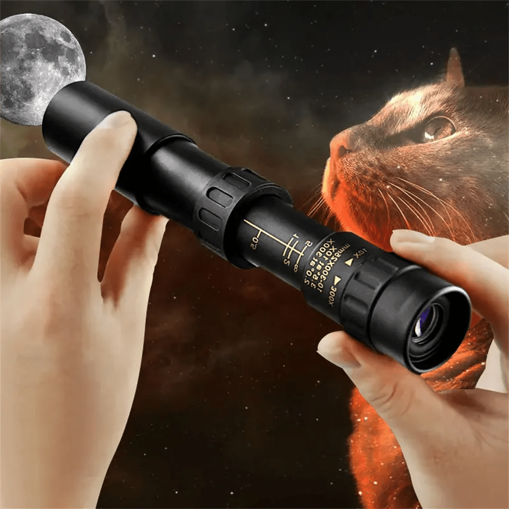 HD Monocular Telescope 10 - 300x - Portable & Durable - InspiredGrabs.com