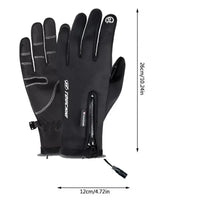 Thumbnail for Heated Cycling Gloves - Winter Touchscreen Safety - InspiredGrabs.com