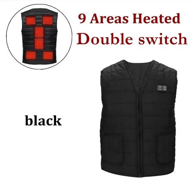 Heated Smart Vest for Men & Women - Winter Jacket - InspiredGrabs.com