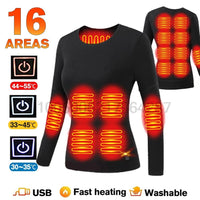 Thumbnail for Heated Thermal Underwear Set – 28 - Area Heating for Men & Women - InspiredGrabs.com