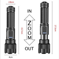 Thumbnail for High Power XHP70 Rechargeable LED Flashlight - InspiredGrabs.com