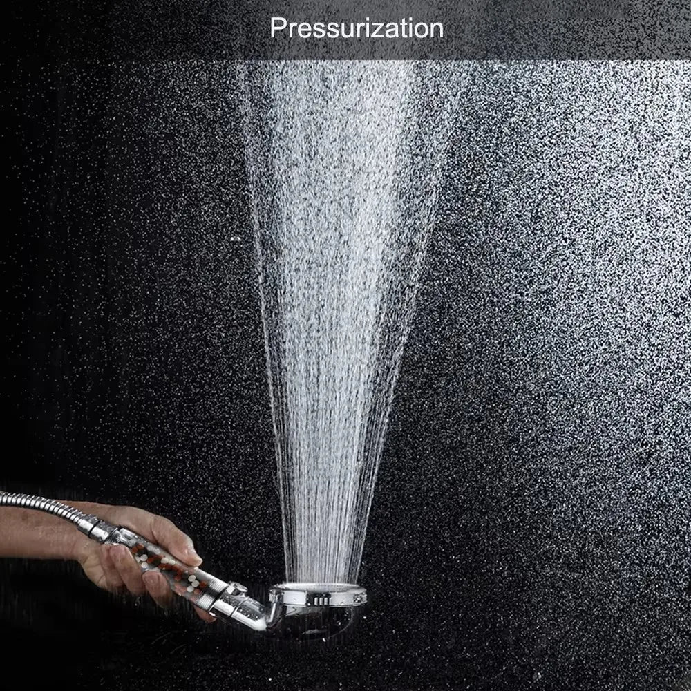 High Pressure Ionic Shower Head with Switch - InspiredGrabs.com