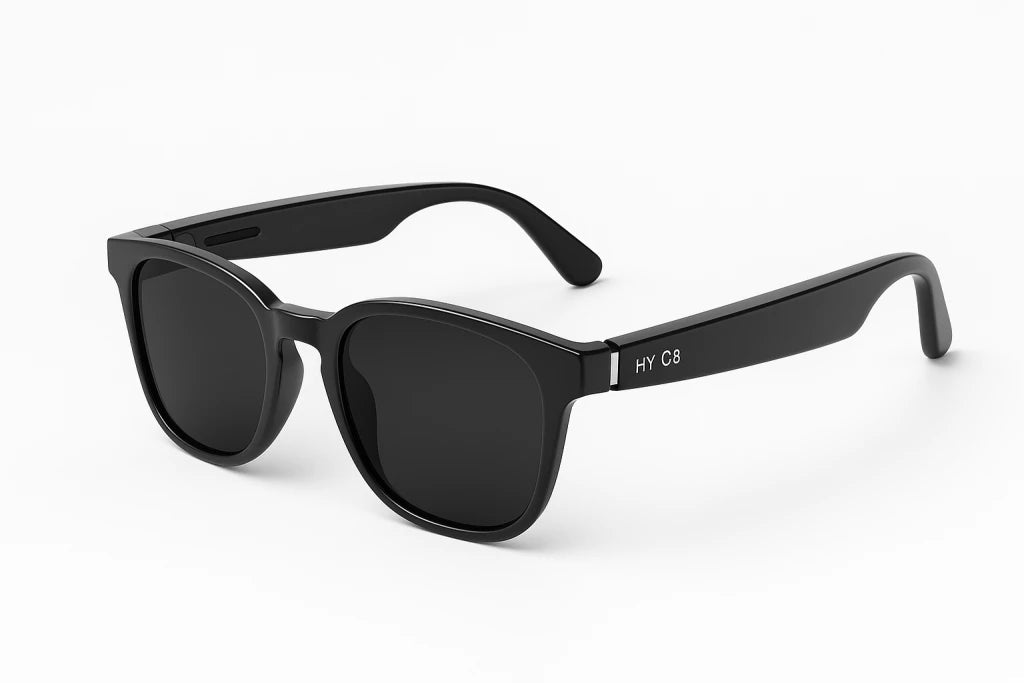 HYC8 Smart Glasses: AI Translator & Bluetooth Headphones - InspiredGrabs.com
