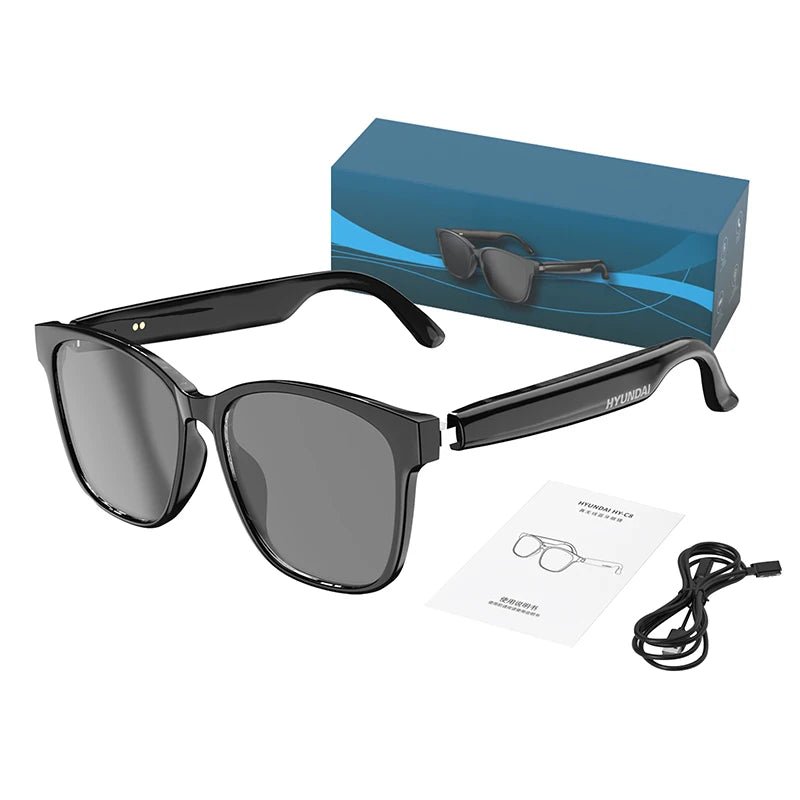HYC8 Smart Glasses: AI Translator & Bluetooth Headphones - InspiredGrabs.com