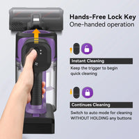 Thumbnail for INSE S10 Cordless Vacuum - 30Kpa 6 - in - 1 Power - InspiredGrabs.com