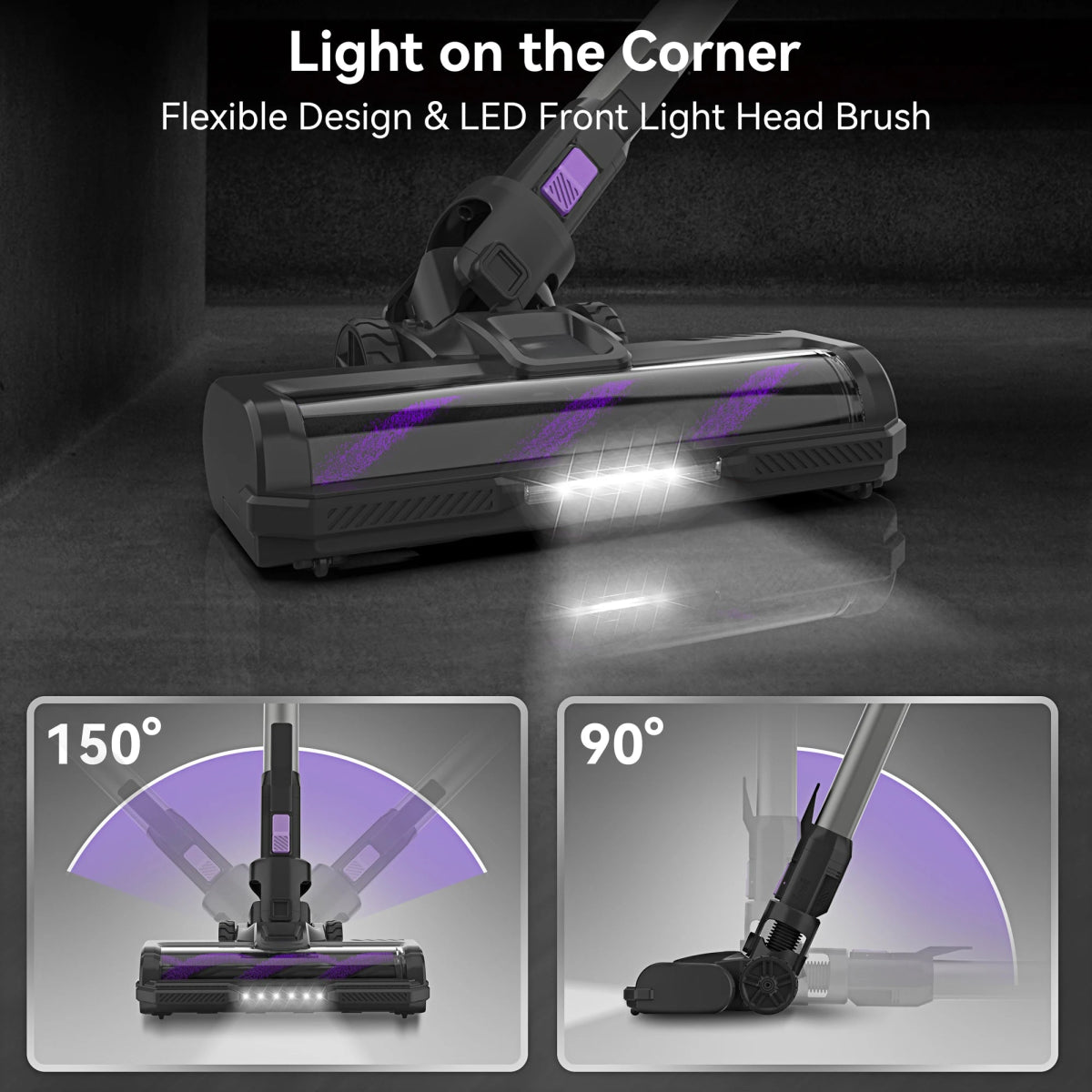 INSE S10 Cordless Vacuum - 30Kpa 6 - in - 1 Power - InspiredGrabs.com