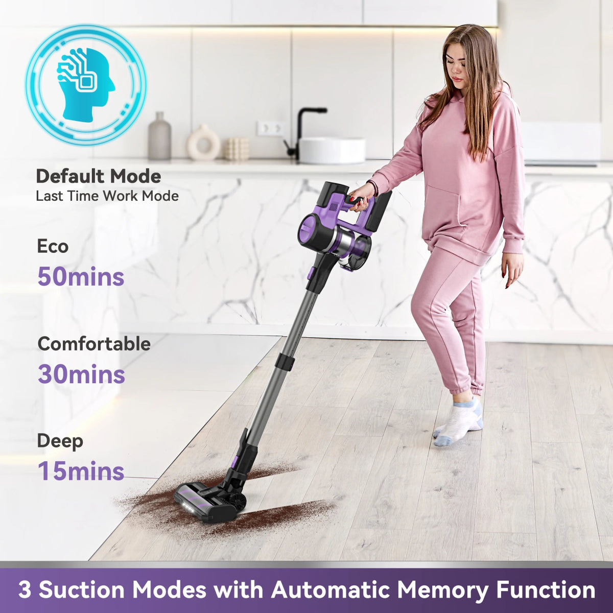 INSE S10 Cordless Vacuum - 30Kpa 6 - in - 1 Power - InspiredGrabs.com