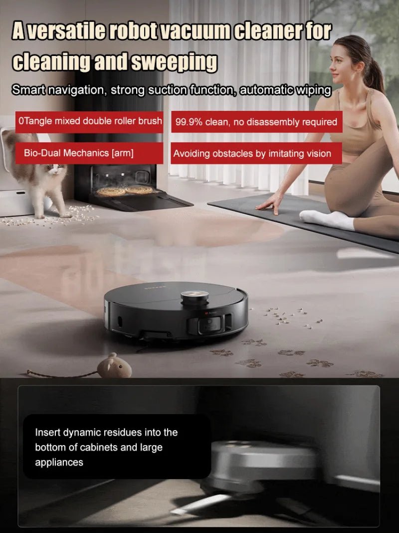 Intelligent 3 - in - 1 LIDAR Sweeping Robot Vacuum & Mop - InspiredGrabs.com