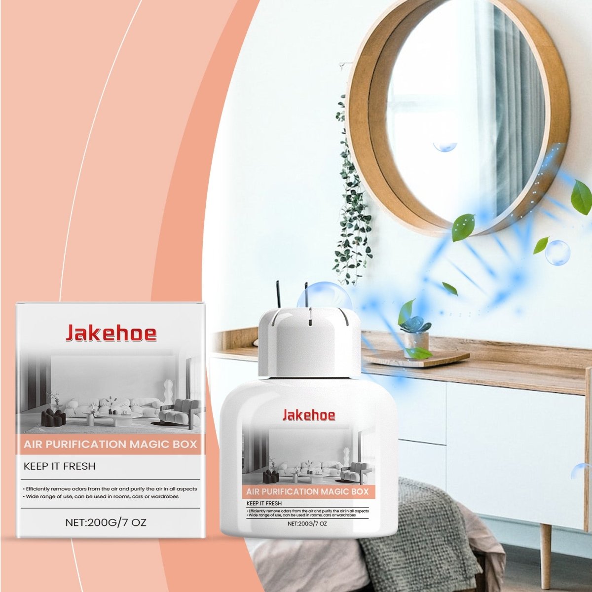 Jakehoe Air Purifier - Fresh Air & Odor Elimination - InspiredGrabs.com