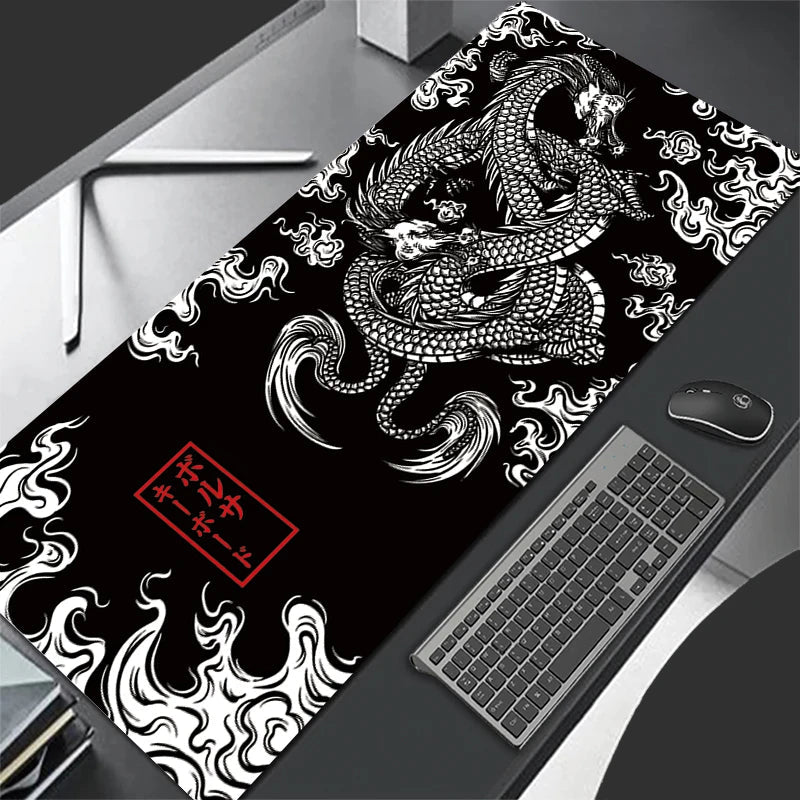 Japanese Dragon XL Gaming Mouse Pad - InspiredGrabs.com