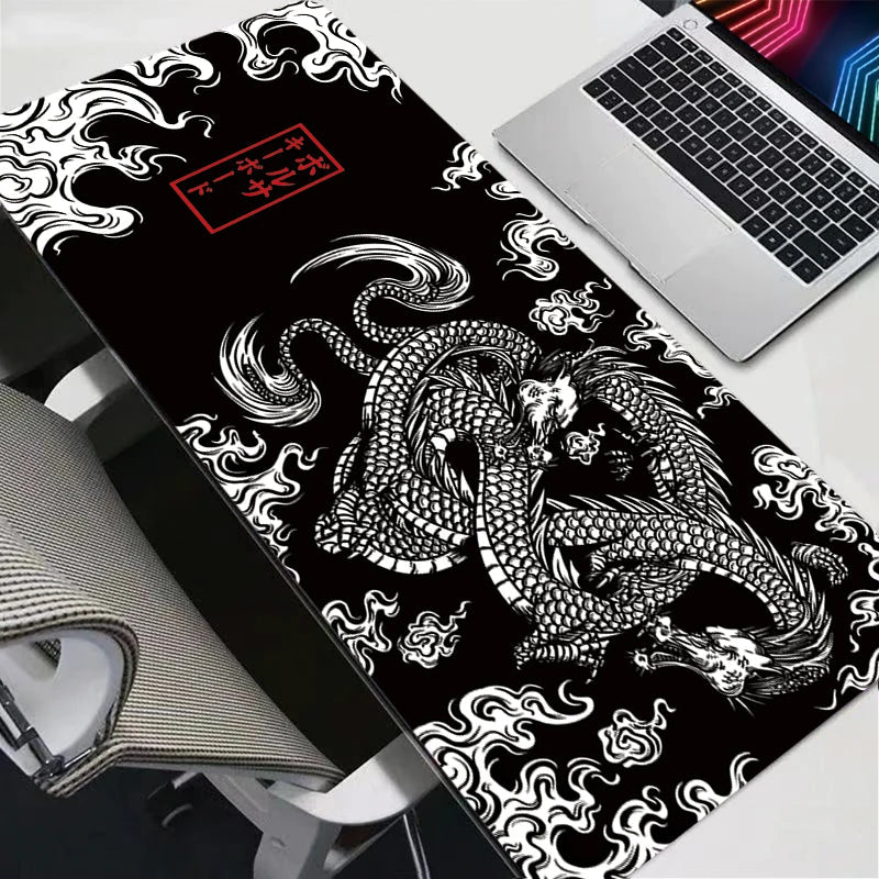 Japanese Dragon XL Gaming Mouse Pad - InspiredGrabs.com
