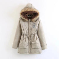 Thumbnail for Johnature Women’s Winter Hooded Parka – Thick Cotton Warm Jacket - InspiredGrabs.com