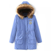 Thumbnail for Johnature Women’s Winter Hooded Parka – Thick Cotton Warm Jacket - InspiredGrabs.com