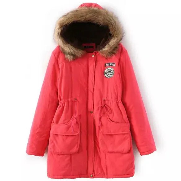 Johnature Women’s Winter Hooded Parka – Thick Cotton Warm Jacket - InspiredGrabs.com