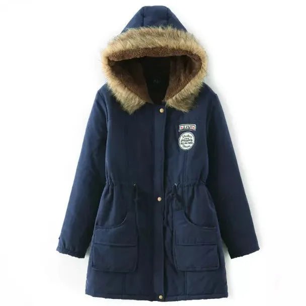Johnature Women’s Winter Hooded Parka – Thick Cotton Warm Jacket - InspiredGrabs.com
