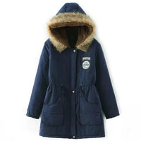 Thumbnail for Johnature Women’s Winter Hooded Parka – Thick Cotton Warm Jacket - InspiredGrabs.com