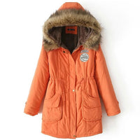 Thumbnail for Johnature Women’s Winter Hooded Parka – Thick Cotton Warm Jacket - InspiredGrabs.com