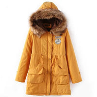 Thumbnail for Johnature Women’s Winter Hooded Parka – Thick Cotton Warm Jacket - InspiredGrabs.com