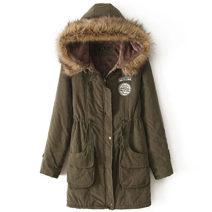 Johnature Women’s Winter Hooded Parka – Thick Cotton Warm Jacket - InspiredGrabs.com