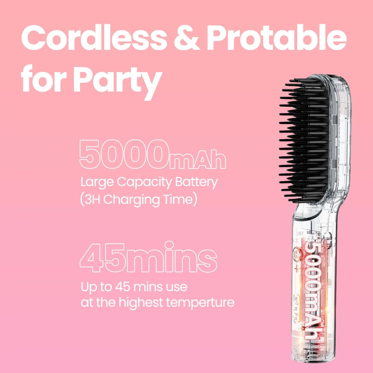 KIPOZI 3 - in - 1 Hair Dryer Brush & Styler – Dry, Straighten & Volumize - InspiredGrabs.com