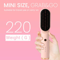 Thumbnail for KIPOZI 3 - in - 1 Hair Dryer Brush & Styler – Dry, Straighten & Volumize - InspiredGrabs.com