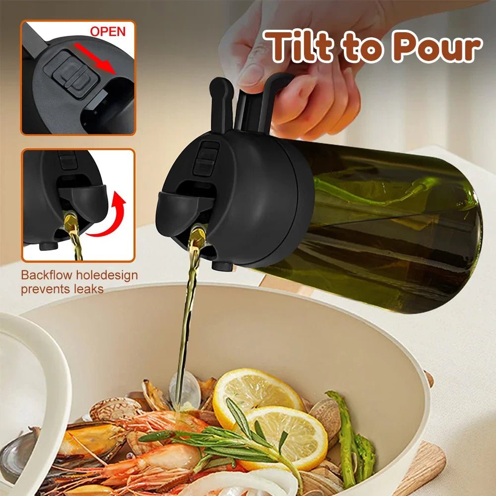 Kitchen Oil Sprayer & Pour Dispenser – Multiple Styles - InspiredGrabs.com