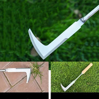 Thumbnail for L-Shaped Stainless Steel Gap Weeding Tool – Silver, Small - InspiredGrabs.com