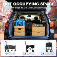 Thumbnail for Large Capacity Foldable Cart – Sturdy, Portable, Versatile - InspiredGrabs.com