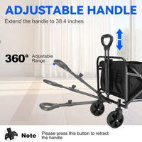 Thumbnail for Large Capacity Foldable Cart – Sturdy, Portable, Versatile - InspiredGrabs.com
