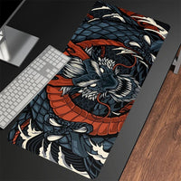 Thumbnail for Large Dragon Gaming Mouse Pad - Custom Designs - InspiredGrabs.com