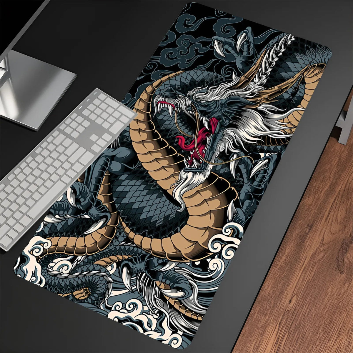 Large Dragon Gaming Mouse Pad - Custom Designs - InspiredGrabs.com