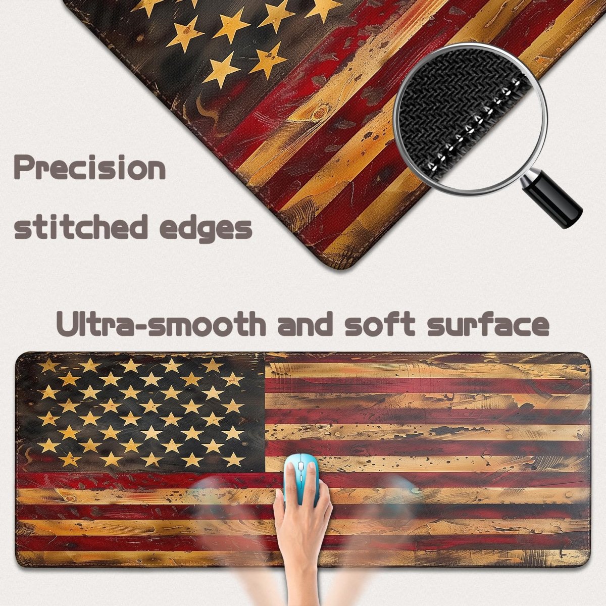 Large Gaming Mouse Pad with Non - Slip Base - InspiredGrabs.com