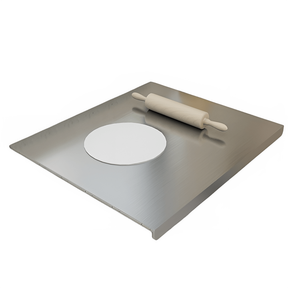 Large Stainless Steel L - Shaped Dual - Sided Kitchen Chopping Board - InspiredGrabs.com