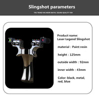 Thumbnail for Laser - Assisted Aiming Slingshot with Double Screw Fast Compression for Outdoor Hunting, Shooting, Fishing, and Accessories - InspiredGrabs.com