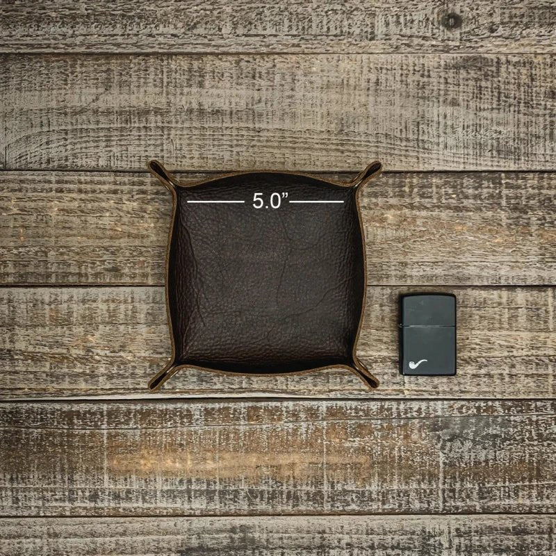 Leather Foldable Tobacco Rolling Tray – Portable Valet for Pipe Tools - InspiredGrabs.com
