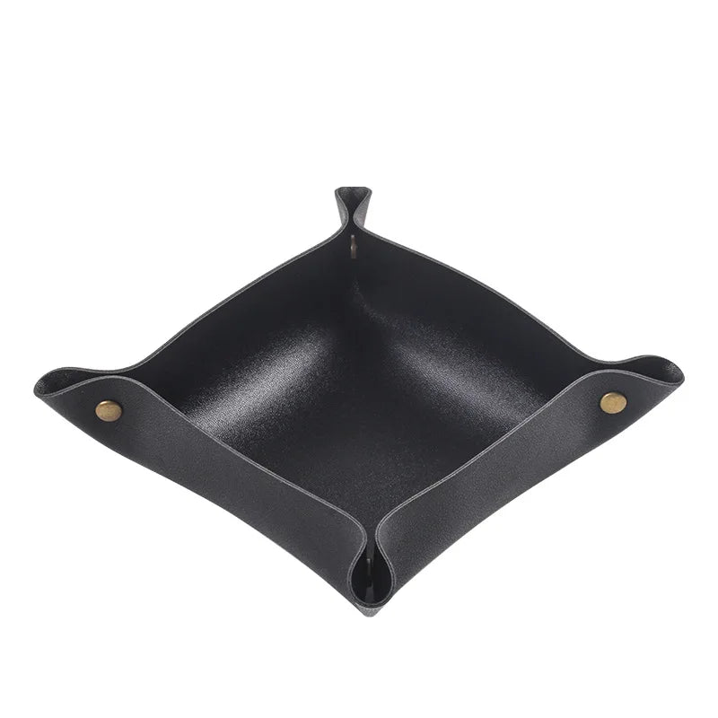 Leather Foldable Tobacco Rolling Tray – Portable Valet for Pipe Tools - InspiredGrabs.com