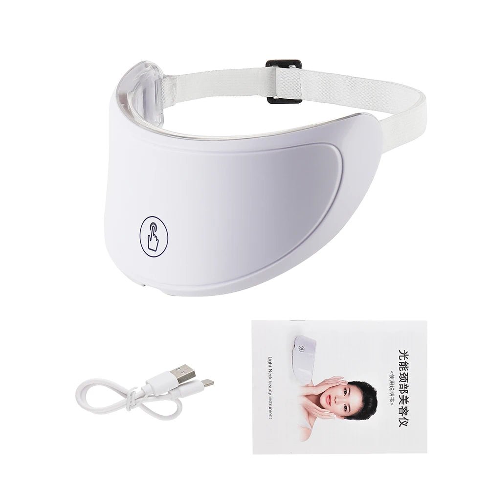 LED Face & Neck Beauty Massager Device - InspiredGrabs.com